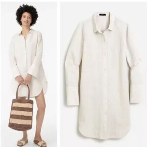 J. Crew White Button Down Shirt Classic Style